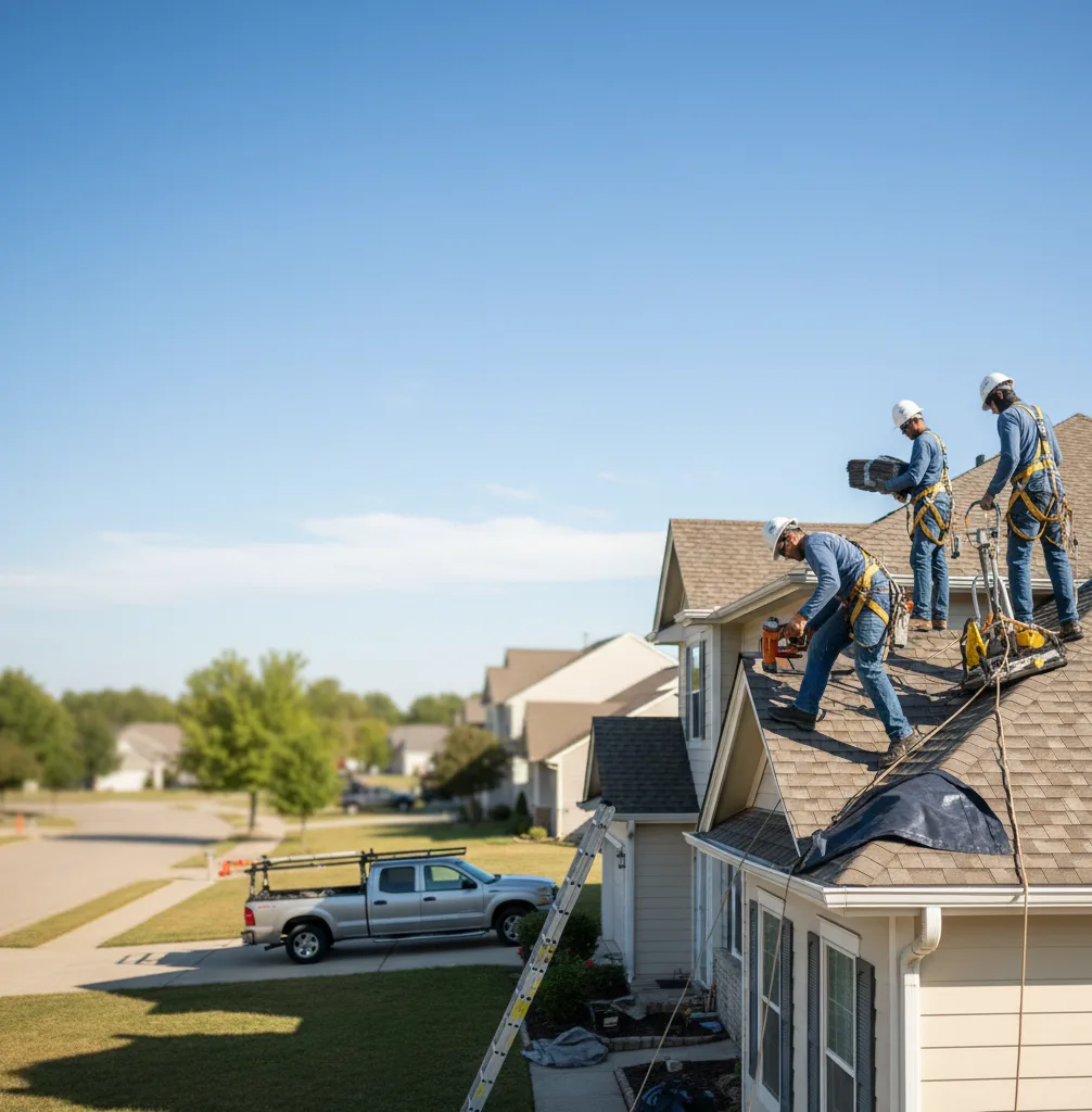 Roof Repair in Rural Retreat